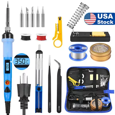 80W Electric Soldering Iron Welding Gun Tool Kit Solder Wire Desoldering Pump US • $14.99