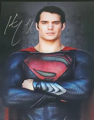 Man Of Steel Henry Cavill Signed Photo Autographed Movie Collectible COA • $189.99