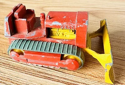 Matchbox King Size - K17 Case Tractor - Taylor Woodrow - Orange - Metal Vintage • $26