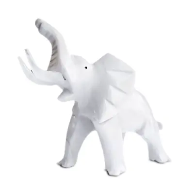 Sculpture Elephant IN Marble White Marble Elephant Sculpture H.25 CM • £102.42