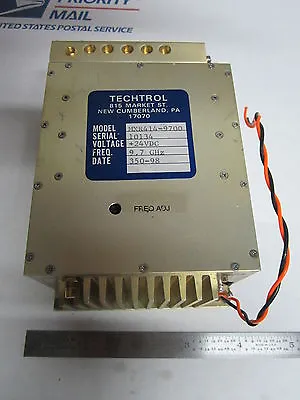 TECHTROL MICROWAVE 9.7 GHz OSCILLATOR FREQUENCY RF MADE IN USA • $289