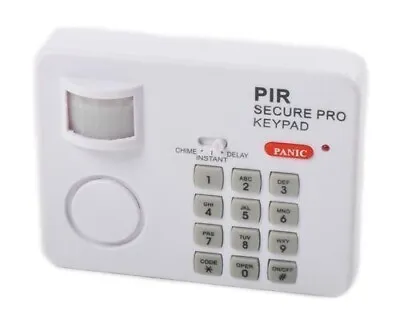 Sensor Motion Pir Wireless Alarm With Security Keypad Home Caravan Shed Garage • £9.95