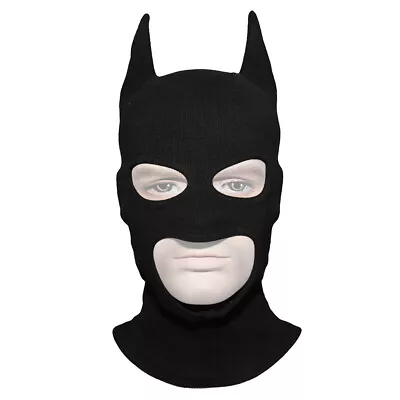 Handmade Prop Batman Bat Fabric Helmet Balaclava Mask Cover Cos Hood Halloween • $13.20