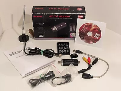 Diamond ATI TV Wonder HD 600 USB 2.0 TV Tuner / Video Capture Device TVW600USBV • $200