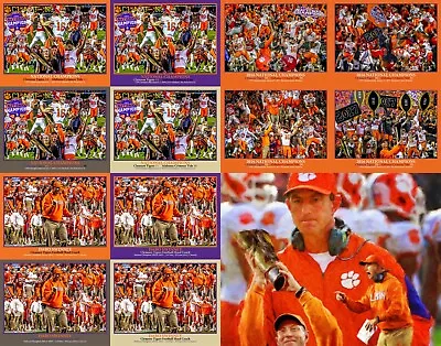 Clemson Tigers National Champions NCAA College Football Art Dabo Swinney CHOICES • $189