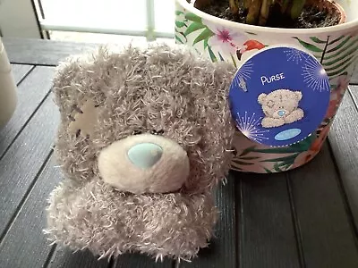 Me To You Tatty Teddy Purse Grey Teddy With Patch And Blue Nose New With Tags • £4