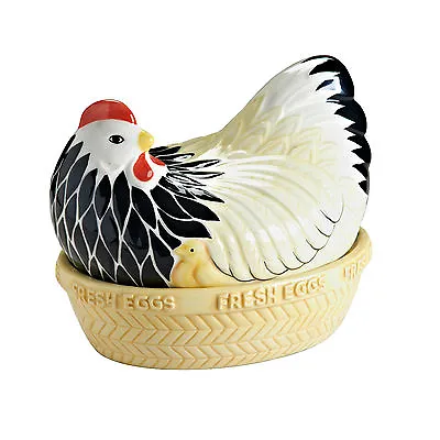 Ceramic Hen On Nest Egg Storage Pot Hen Mason Cash Pottery Hen Chicken Egg Store • £24.99