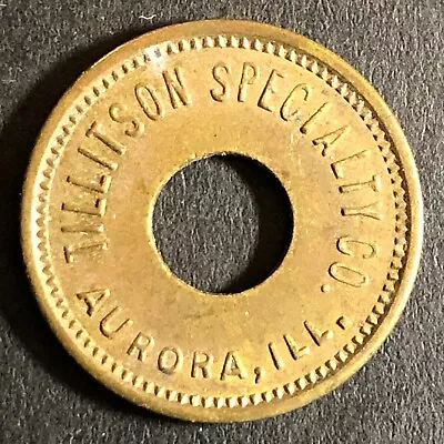 Tillitson Specialty Co. Aurora IL  Mints  Slot Machine Token 21mm VGC C1925-30s • $7.99