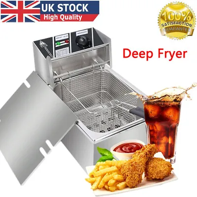 £53.90 • Buy 10L Commercial Electric Deep Fryer Fat Chip Stainless Steel Single Tank Frying 