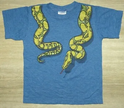 New Toddler Boys 3T Tumbleweed By Mulberribush Blue Short Sleeve Snake Tee Shirt • $17.99