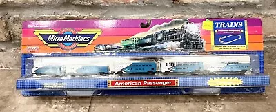 Micro Machines Trains American Passenger 1989 NIB NOS MOC Sealed W/Tracks • $79.99