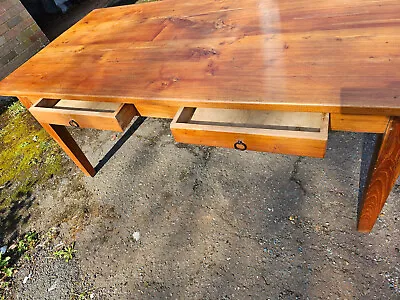 Farmhouse Dining Kitchen Table By Raft 6ft 3ft Reclaimed Teak • £225