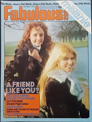 Fab 208 Magazine 15 March 1975 - Donny Osmond BCR Glitter Band David Cassidy • £13.80