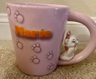 Disney Store Marie Aristocats 3D Embossed Exclusive Tea/Coffee Cup Pink RARE • $25