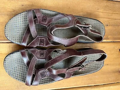 Merrell Agave Brown Leather Strappy  Performance Sandals Women’s Size 8 • $24.99