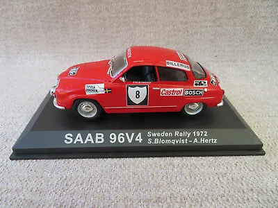 £8.99 • Buy Ixo / DeAgostini 1/43 - SAAB 96V4 - Sweden Rally 1972 S. Blomqvist (Ref10)