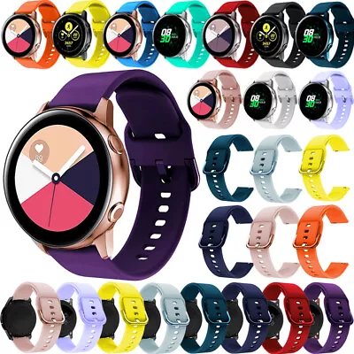 Samsung Galaxy Watch Band 42 46mm Watch 4/3 Active 2 Replacement Silicone Strap • $8.99