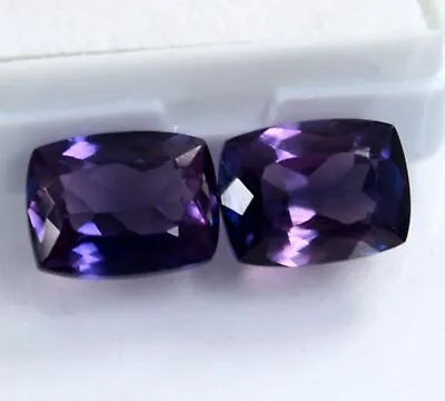 10 Ct Extremely Rare Natural Tanzanite Purple Cushion CERTIFIED Loose Gemstone • £15.30