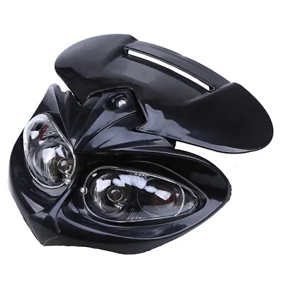 Motorcycle Street Fighter Headlight Fairing Indicators Amber Lamp Universal Fit • $32.23