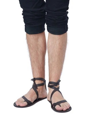 £32.34 • Buy Egyptian Pharaoh Spartan Warrior Roman Greek Mens Costume Footwear Shoes Sandals