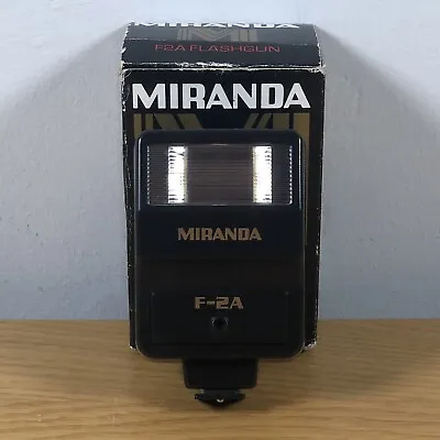 Boxed Miranda F-2A Flash / Flashgun - 320950 | FREE P&P! • £7.99