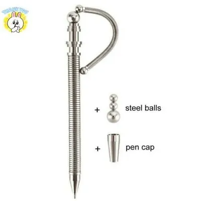 THINK INK PEN Magnetic Metal Roller Ball Pen Stress Autism Need • $8.99