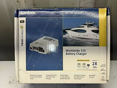 Xantrex Truecharge 2 40AMP 3 Bank 12v Charger + Battery Temperature Sensor NOS • $379.99