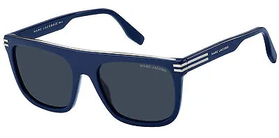 Mark Jacobs Men's Blue Flat-Top Square Sunglasses - MARC586S 0PJP KU • $36.99