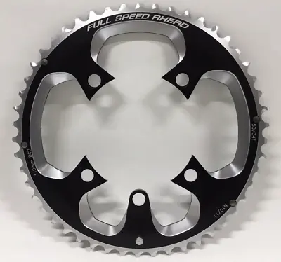 FSA SL-K ABS Outer Alloy Chainring 50T 110BCD 5-Bolt 10-11 Speed Black WA004 NEW • $39.99