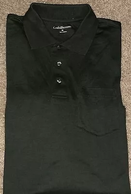 Mens Croft & Barrow Long Sleeve Pocket Polo Shirt Size Medium MD M - EUC • $17.99