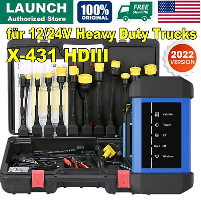 LAUNCH X431 HDIII Module HD3 Heavy Duty Truck Diagnostic Tool For X431 V+ PRO5 • $799