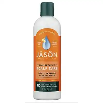$14.22 • Buy Jason Anti-Dandruff Scalp Care 2-in-1 Shampoo + Conditioner 12 Fl Oz Liq