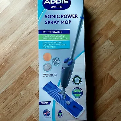£19.99 • Buy Addis Sonic Power Spray Mop Brand New Boxed.