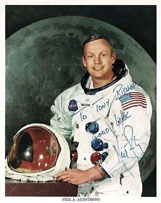 Neil Armstrong Apollo 11 Autographed NASA Photograph • £2500