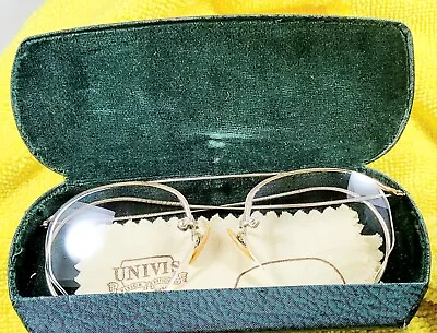 Antique 1/10 12K Gold Filled Eyeglasses Original Case • $18