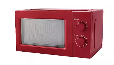 George Home GMM201R Manual Microwave Oven 17L Defrost Function Red • £42.99