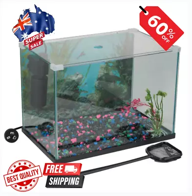 Aquarium Fish Tank Starter Kit Pack With Accessories And Free Shipping 20 L • $46.95