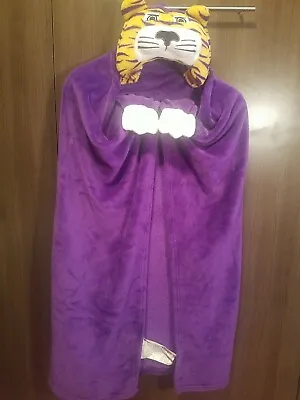 $20 • Buy Comfy Critters LSU Tiger Hooded Animal Blanket Robe Wrap