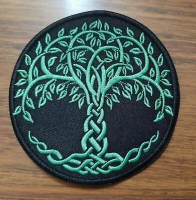 Yggdrasil Tree Of Life Sew Or Iron On Patch Viking Pagan Norse Cloth Applique G • £2.75