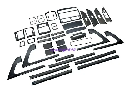 43PCS Black Titanium Interior Decoration Kit For Toyota Land Cruiser LC200 08-21 • $999.08