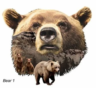Large-sized Car Decals - Bear - 6 Choices • $13.50