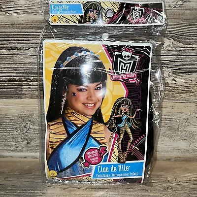 Monster High Cleo De Nile Child's Costume Wig New! C5 • $13