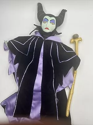 Disney Store Sleeping Beauty Maleficent Villain Plush Doll 20  W/ Staff • $23.79