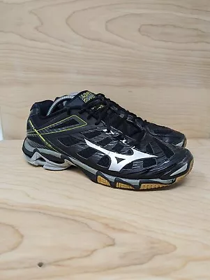 Mizuno Womens Wave Lightning RX3 Volleyball Shoes Lace Up Black Size 11 Sneakers • $31.46