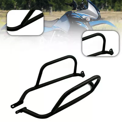 Highway Guard Side Crash Bar Back Panel Protect Fit For Kawasaki KLR650 Black • $239.90