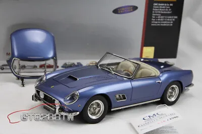 CMC 1:18 Scale Ferrari 250 GT SWB California Spyder 1960 Blue (M-092) *L.E.1500 • $1695