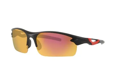 Cycling Ski Running Golf Fishing Men Ladies Polarised Mirrored Sports Sunglasses • £7.95
