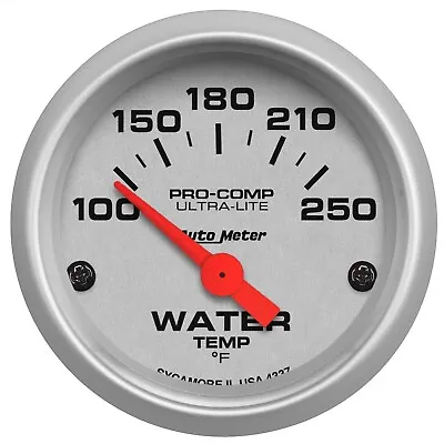 AutoMeter 4337 Ultra-Lite Electric Water Temperature Gauge • $78.37