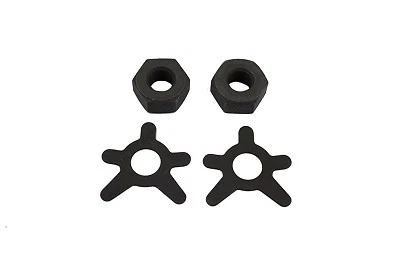 $26.51 • Buy V-Twin 9677-4 - Brake Shaft Nut And Lock Kit Parkerized