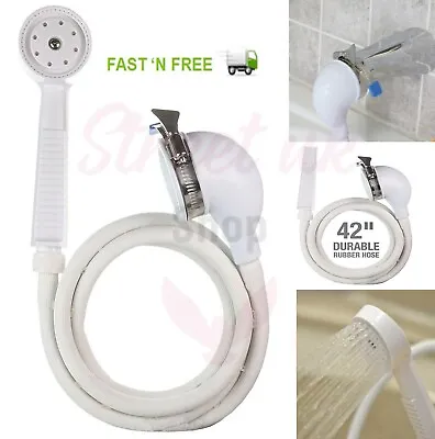 $15.46 • Buy Portable Shower Head Hose Handheld Pet Bath Wash Sprayer Bathtub Faucet Attach